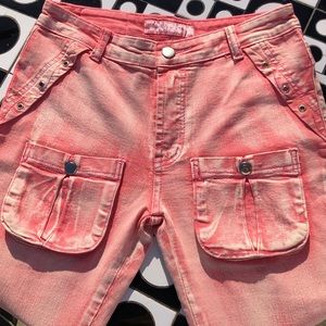 Pink flare plants